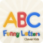 funny letters android application logo